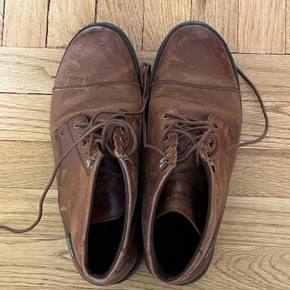 Eastland Mens High Fidelity Toe Cap Boots - Color Brown - Size 10D - Picture 5 of 9